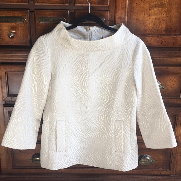 MICHAEL Michael Kors Metallic Tunic Blouse - Picture 2 of 5